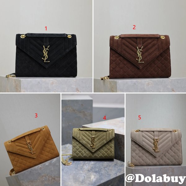 Saint Lauren Envelope Chain Shoulder 487206 Bag