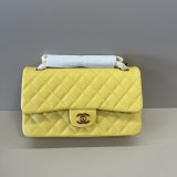 AAA+ Quality FLAP CC 25cm Caviar Leather Handbag