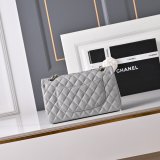 Top Quality CC 25cm Flap Handbags Lambskin