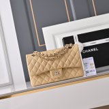 Top Quality CC 25cm Flap Handbags Caviar leather