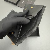 CASSANDRE MATELASSE bi-fold wallet in grain leather