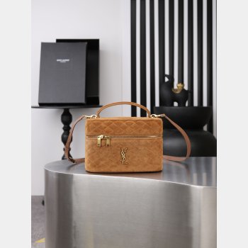YSL GABY SMALL Vanity Bag Suede 22cm