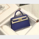 7 star Hermes human handmade stiching Mini Kelly