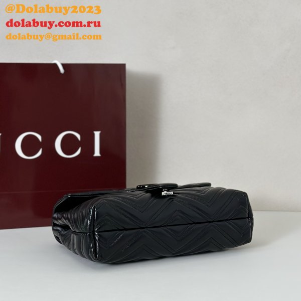 Gucci Perfect 850676 GG Marmont Medium Shoulder Bag