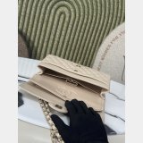 Top Quality CC Flap Lambskin 25cm Pearlescent handbag