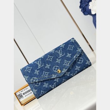 Louis Vuitton Sarah Wallet Monogram Denim M28280 Bags