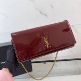 YSL KATE clutch in patent leather