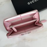 Gucci Web Trademark Zip-Around Wallet A00770/A006YS Horsebit