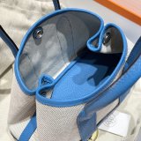 Top Quality Hermes human handmade stiching Garden Party Bag 23cm