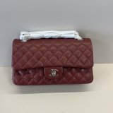 AAA+ Quality CC FLAP Handbag Caviar Leather 25cm