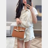 2025 Top New Hermes Contrast Color Birkin Bag