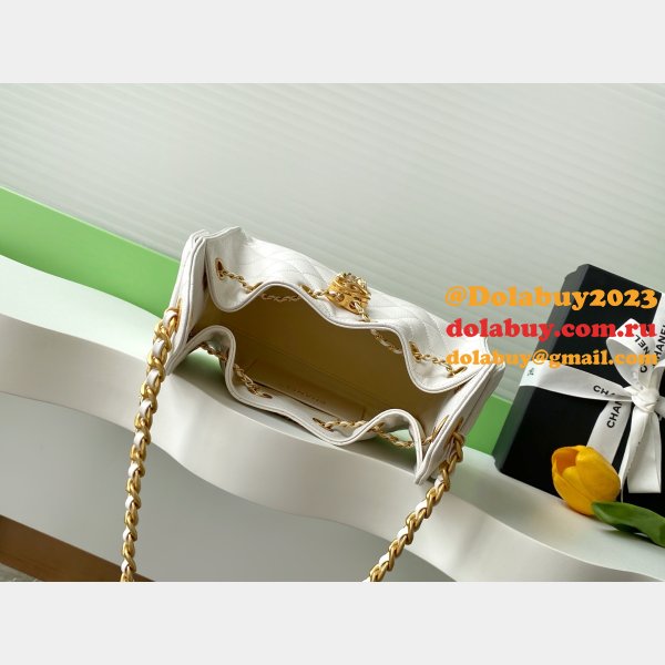 Quilted Replica AS5631 Hobo Suede Shoulder Bag