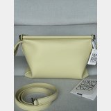 Top loewe Small Whisker bag in glazed calfskin light Yellow