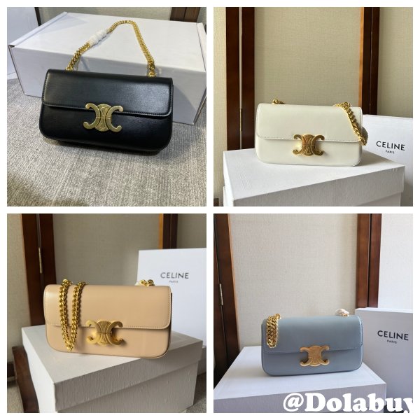 Celine CHAIN SHOULDER Triomphe 20.5CM BAG