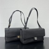 Top Quality Grained Calfskin Small Souplissimo Maxi Flap 6231 Bag