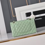 Top Quality CC 25cm Flap Handbags Lambskin