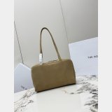 the Row Astra Bowling Suede Bag