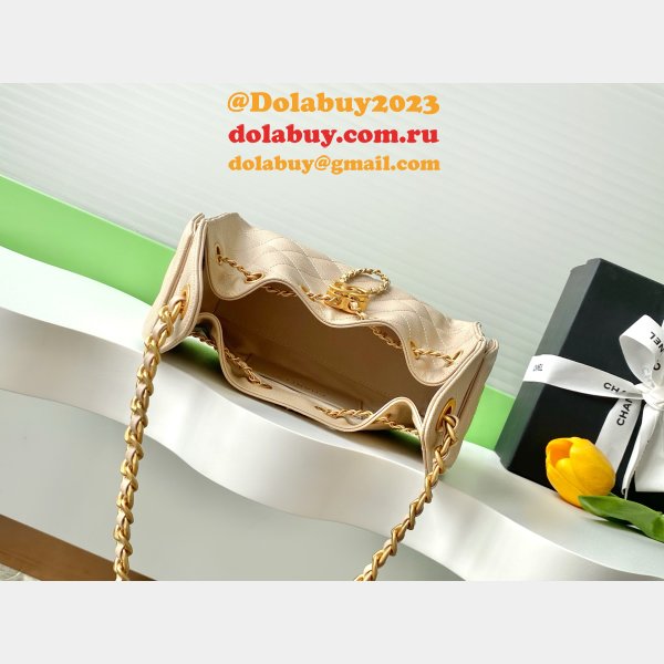 Quilted Replica AS5631 Hobo Suede Shoulder Bag