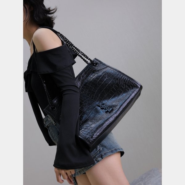 Saint Laurent Niki Shopping Best Sale Vintage Leather 577999 Bag