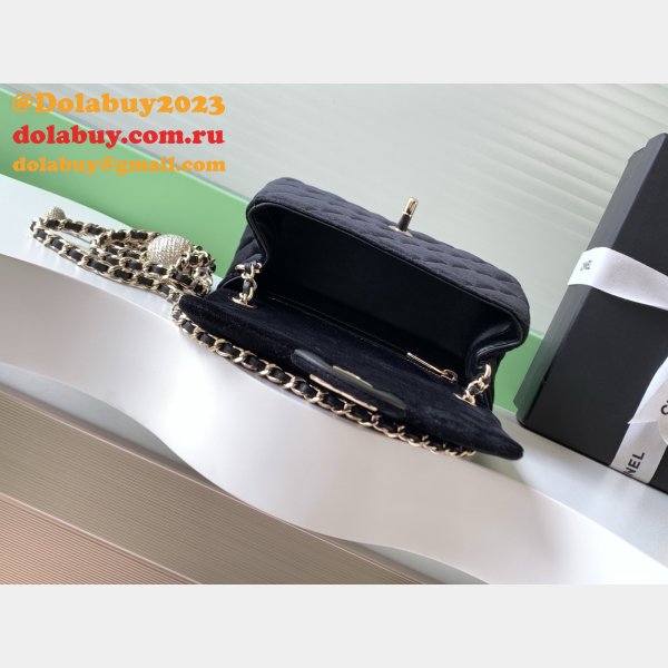 High Quality Mini Flap Velvet AS1786 & AS1787 Bag