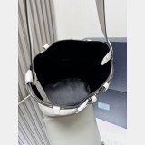 Prada Buckle leather bucket bag with belt 1BE085