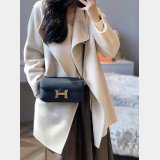 7 Star Hermes handmade Stiching Constance Elan Bag 24cm