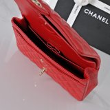 Top Quality CC 25cm Flap Handbags Caviar leather