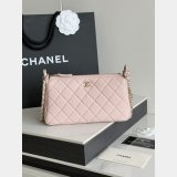 Luxury AS4704 Caviar Quilted Purse Clutch Bag