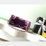 Best CC AS5631 25 Hobo Metallic Grained Calfskin Bag