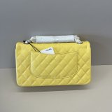 AAA+ Quality FLAP CC 25cm Caviar Leather Handbag