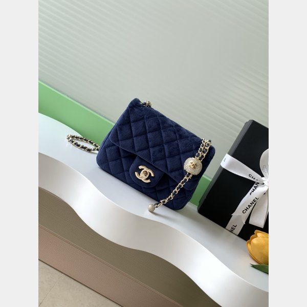 High Quality Mini Flap Velvet AS1786 & AS1787 Bag
