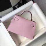 Perfect Hermes human handmade stiching Mini Kelly