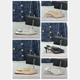 JIMMY CHOO crystal-embellished mesh mules