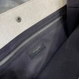 Cheap Replica Saint Laurent Rive Gauche Shopping 631682 Bag In Linen and Cotton