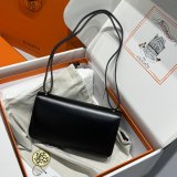 Mirror Hermes handmade Stiching Constance Elan Bag 24cm