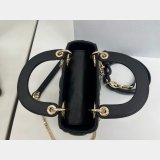 Dior Or Mini Lady Dior Bag with Chain