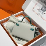 7 Star Hermes human handmade stiching mini Kelly bag 2026