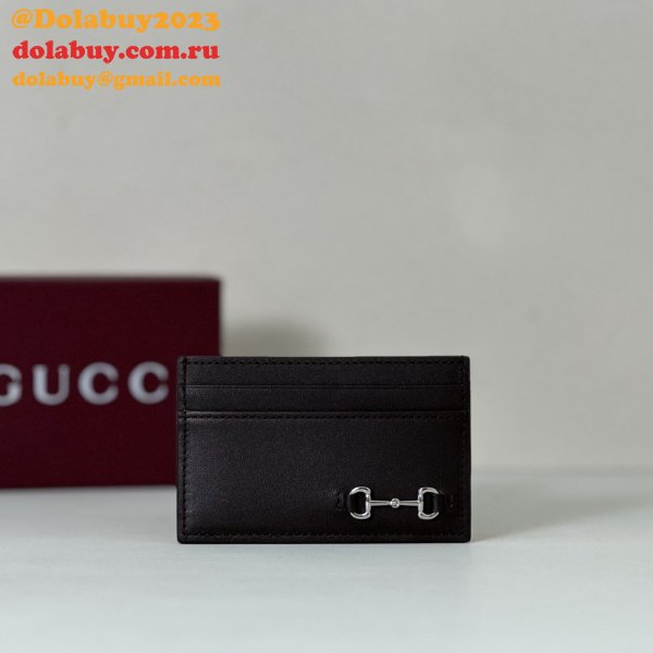 Gucci Card Case Horsebit Bi-fold Wallet 1:1 846952/846950/846951/846954