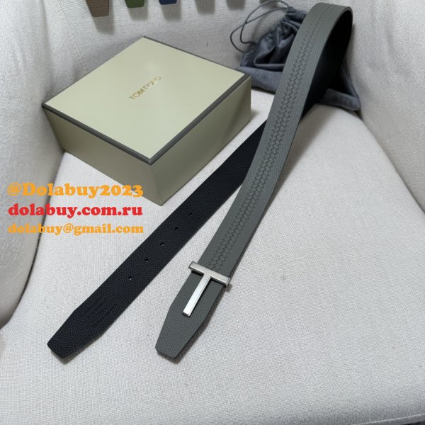 Tom Ford Reversible T Buckle Belt