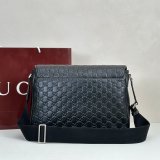 Gucci GG Emblem Medium Crossbody Messenger For Men 850235 Bag
