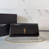 YSL KATE clutch in patent leather