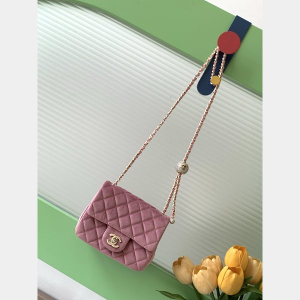 High Quality Mini Flap Velvet AS1786 & AS1787 Bag