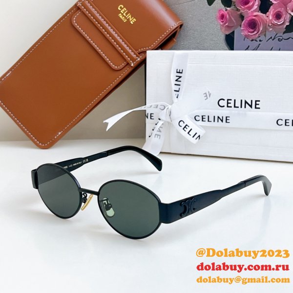 Celine Triomphe Sunglasses in Metal