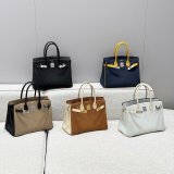 2025 Top New Hermes Contrast Color Birkin Bag