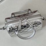 Gucci Fashion 848889 GG Emblem Small Boston Bag