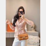 Fashion Hermes handmade Stiching Constance Elan Bag 24cm