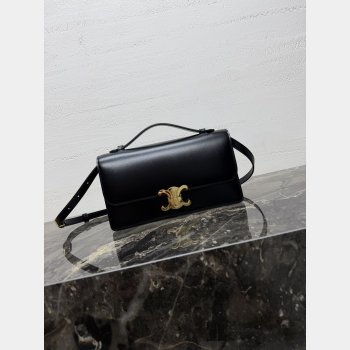 Celine Medium Triomphe Folio Black 1:1 L102U3 Bag