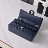 Top Quality CC 25cm Flap Handbags Lambskin