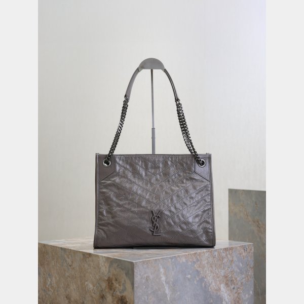 Saint Laurent Niki Shopping Best Sale Vintage Leather 577999 Bag