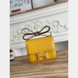 Top Hermes handmade Stiching Constance Bag 18CM